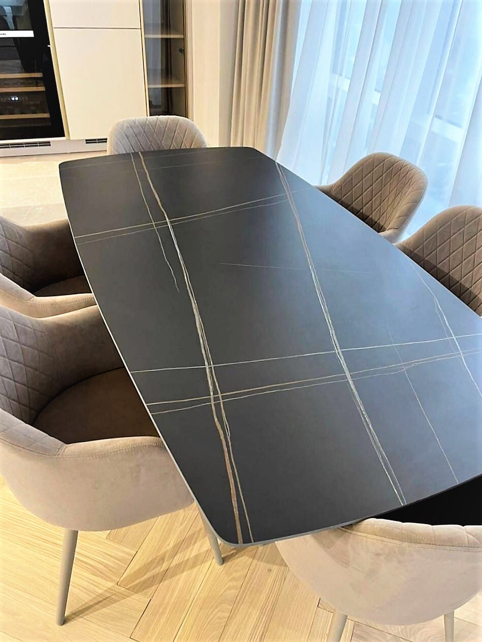 Стол обеденный Scorpio Marble Black 1800 – купить по выгодной цене 98 ...